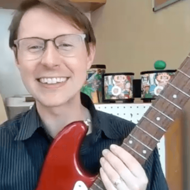 David with guitar
