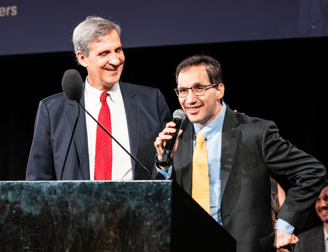 Ken and Dan at Podium