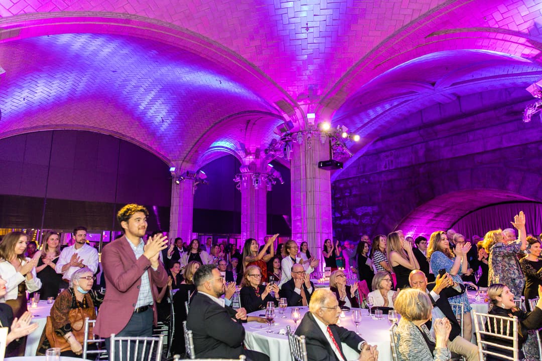 Photo of Audience Clapping at 2023 Benefit