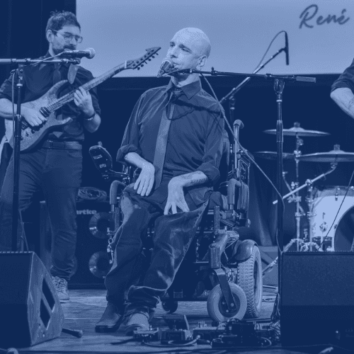 photo of phil barbetta performing on stage at the danny awards.