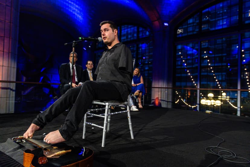 George Dennehy at the 2024 Benefit