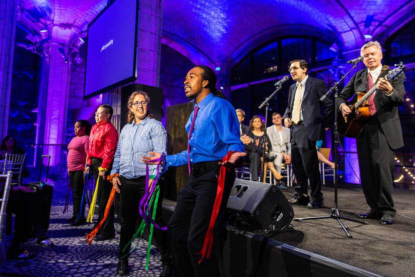 Photo of Members Performing at 2023 Benefit