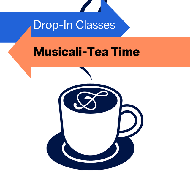 graphic of a cup of tea with a treble clef floating in it